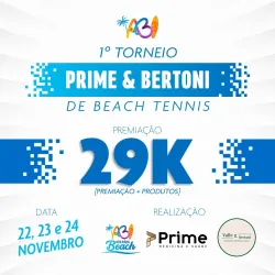 1° Prime & Bertoni Open de Beach Tennis - Feminina Profissional