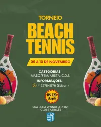 CIRCUITO INTERNO DE BEACH TENNIS - 6° ETAPA - MISTO E