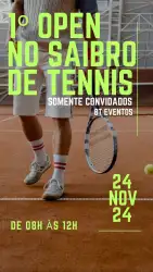 1º OPEN NO SAIBRO DE TENNIS - CONVIDADOS - OPEN NO SAIBRO DE TENNIS