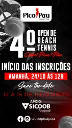 4º OPEN DE BEACH TENNIS - PICA PAU COUNTRY CLUB - MASCULINO INICIANTE