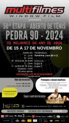 MULTIFILMES - 50º Aberto de Tênis - MELHORES DO ANO 2024 - Ribeirão Preto - CFTRP - Categoria - A Livre