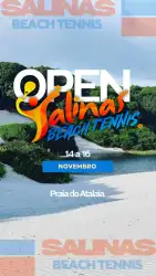 OPEN SALINAS Beach Tennis 