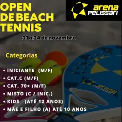 Open Arena Pelissari de Beach Tennis - Masculino C