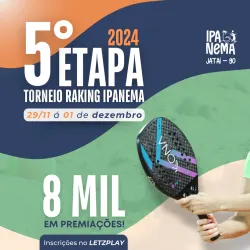 5° etapa torneio ranking Ipanema de beach tennis - Masculino C