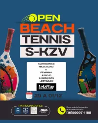 1° OPEN BEACH TENNIS S-KZV - Masculino A/PRO