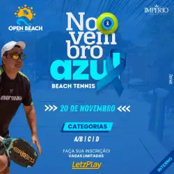Novembro Azul Interno - Open Beach Frutal  - Categoria Masculino C/D