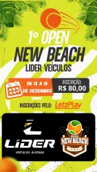 1° OPEN NEW BEACH - LIDER VEÍCULOS 