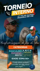 TORNEIO INTERNO CT FELIPE ROMAN - Masculino Soma 60+