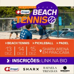 2°Edição Open DROGAL | SHARX arena BEACH TENIS  - MASCULINO 70+