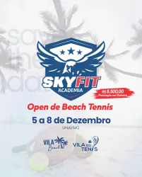 SkyFit Open de Beach Tennis - Masculino D/Iniciante