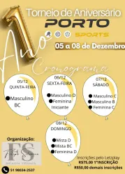 Torneio de Aniversário 1 Ano Porto Sports  - Categoria Mista BC
