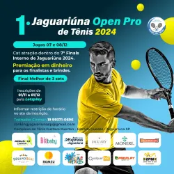 1° Jaguariúna Open PRO de Tênis 2024 - Categoria PRO (Especial)