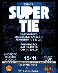 1° Desafio Supertie Play Beach Tennis - Masculina A/B - 1Â° Desafio SuperTie Play Beach Tennis