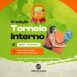 4° TORNEIO INTERNO TERRAÇO BEACH - Categoria Feminina