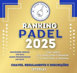 Ranking de Padel Arena Gaspar 2025 5º/6º Cat. Masc