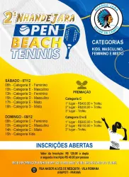 2° NHANDEJARA OPEN DE BEACH TENNIS -  ARAPOTI - KIDS
