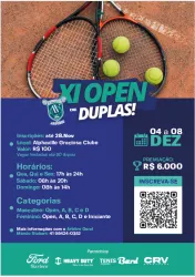 XI Open de duplas - Masculino Categoria A