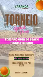 Torneio Varanda BS - I Desafio Open de Beach Tennis  - Feminina Open 