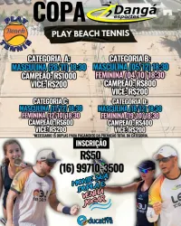 Copa Danga Esportes Play Beach Tennis - Dezembro - Copa Danga Esportes - Feminina B
