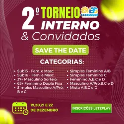 2° Torneio Interno e convidados IBS  - Simples Masculino B