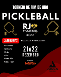 Torneio Fim de ano PICKLEBALL - Mista 40+