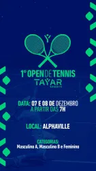1° Open de Tennis TAYAR SPORTS