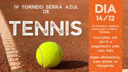 IV Torneio De Tênis Serra Azul  - Iniciante Masculino