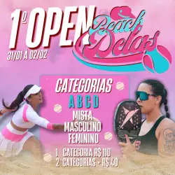 1º OPEN BEACH DELAS - MASCULINO D