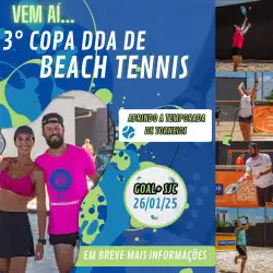 3° Copa DDA de Beach Tênis  - 65 + feminina livre