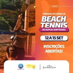 Torneio de Duplas Sorteadas de Beach Tennis CTC Joalheria Lenz 2024  - Masculina B