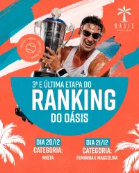 ÚLTIMA ETAPA DO RANKING INTERNO  - Duplas Mista FUN/D 
