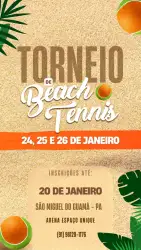 1º Open de Beach Tenis SMG - MASCULINA D+C