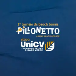 1º torneio de beach tennis Arena Pillonetto - etapa UniCV - Etapa UniCV - Masculino iniciante.