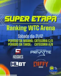 Super Etapa Ranking WTC Arena 2024 - Feminino C/D