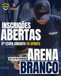 5ª Etapa Circuito FA Sports 2025 -  Arena Branco (Uberlândia - MG) - Dupla Mista D