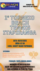 1º Torneio Beach Tennis Itapiranga - FEMININO - INICIANTES