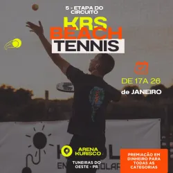 5 - ETAPA DO CIRCUITO KRS DE BEACH TENNIS 