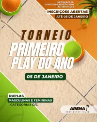 Primeiro Torneio do Ano - Arena Coco Beach House - OPEN HOUSE MISTA - COCO BEACH