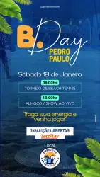 B-Day Pedro Paulo - Masculina
