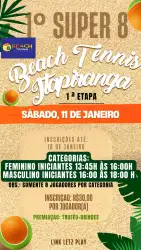 1º SUPER 8 BEACH TENNIS ITAPIRANGA - FEMININO INICIANTES