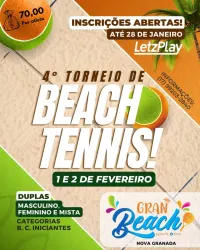 4⁰ TORNEIO DO GRAN BEACH - NOVA GRANADA