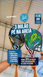 III BOLÃO PÉ NA AREIA  - MASCULINO D