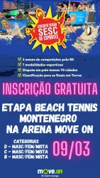 Circuito de Verão Sesc - Etapa Montenegro de Beach  - FEMININO D
