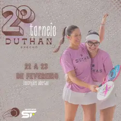 2º Torneio Duthan de Beach Tennis - Masculino Duplas D