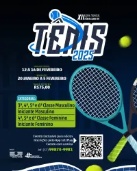 XII Copa Tropical Tênis Clube de Tênis 2025 - 4Âª CLASSE MASCULINO
