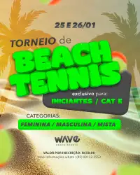 Torneio Iniciantes / Categoria E - Mista E - Iniciante