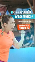 FPEBT300 - 4º Prainha Beach Games - Beach Tennis  -  Dupla Masculina D