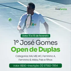 Torneio José Gomes Open - Dupla Mista