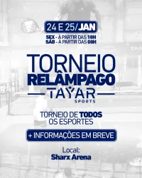 Torneio relâmpago TAYAR SPORTS- Padel - Masculino Livre