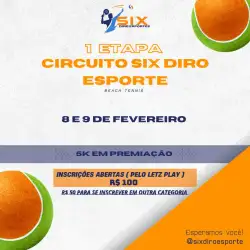 Circuito Six Diro esportes 1 etapa - Masculino B